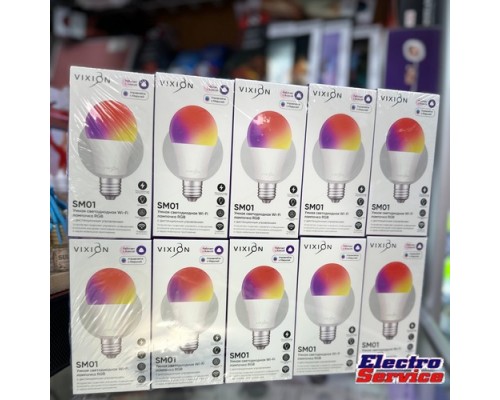  Умная  RGB WI FI светодиодная лампа Vixion SM01  