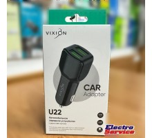 АЗУ Зарядка автомобильная VIXION U22 (2-USB/2.1A) Длинный блок