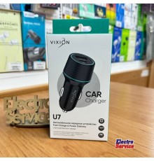 Автомобильное зарядное устройство VIXION U7 Fast Charger 38W black