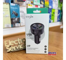 АЗУ Зарядка VIXION U9 Quick Charger 3.0 black