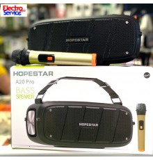 портативная колонка HOPESTAR A20 PRO c беспроводной микрофон. Караоке  100W