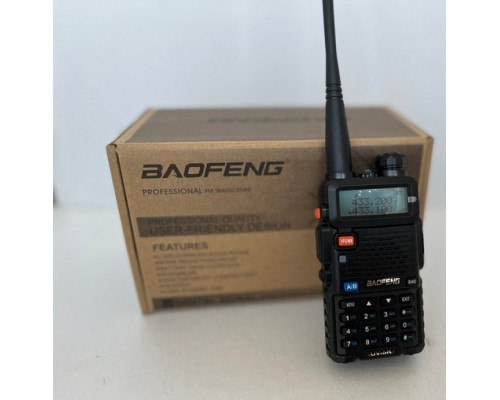  Портативная рация BAOFENG UV-5R 8W ( два диапазона)  