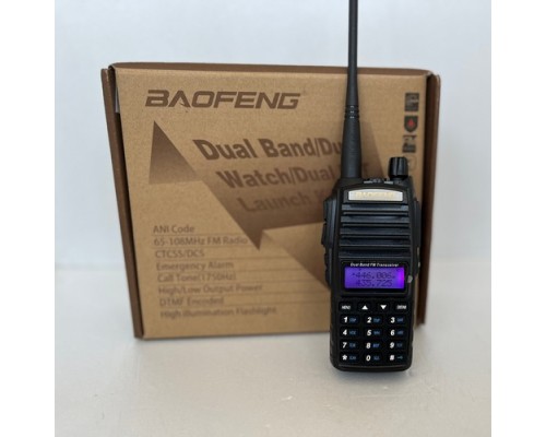  Портативная рация BAOFENG UV-82 5W ( два диапазона)  