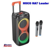 Портативная колонка HOCO HA7 Leader wireless BT с микрофонами