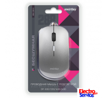 USB мышка SmartBuy  SBM288 Gray Бесшумная