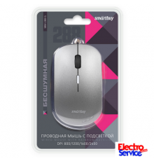 USB мышка SmartBuy  SBM288 Gray Бесшумная