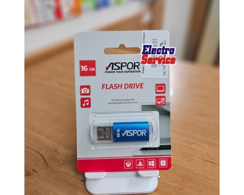  Накопитель USB ASPOR 16Gb blue  