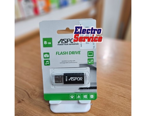  Флешка USB ASPOR 8Gb blфсл  