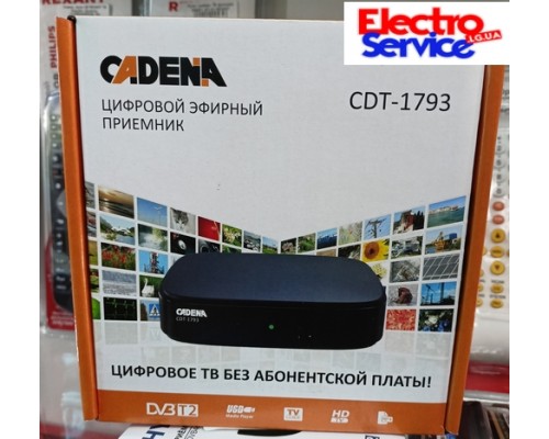   Ресивер DVB-T2 Cadena CDT-1793  