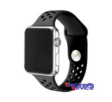 Ремешок для смарт часов  Apple Watch Sport 42/44mm Отверстия чёрный