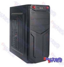 Корпус ATX для компьютера DeTech black 2