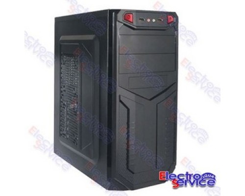  Корпус ATX для компьютера DeTech black 2  