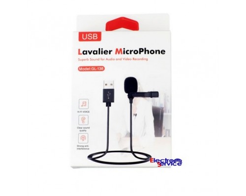  Микрофон  LAVALIER  USB для компьютера   