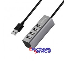 USB разветвитель  (USB HUB)  HOCO HB-1 grey