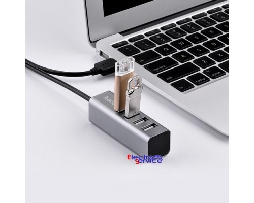  USB концентратор  (USB HUB)  HOCO HB-1 silver  