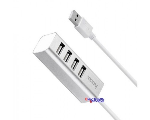  USB концентратор  (USB HUB)  HOCO HB-1 silver  