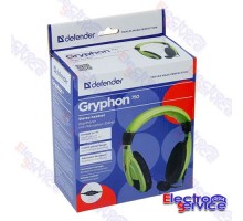  Гарнитура игровая Defender Gryphon 750 (green)