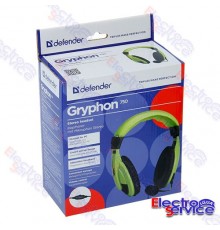  Гарнитура игровая Defender Gryphon 750 (green)