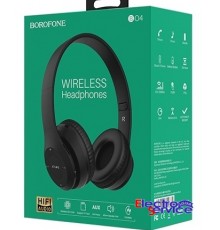 Беспроводные Наушники BOROFONE BO4 BT 5.0 (чёрные) Bluetooth