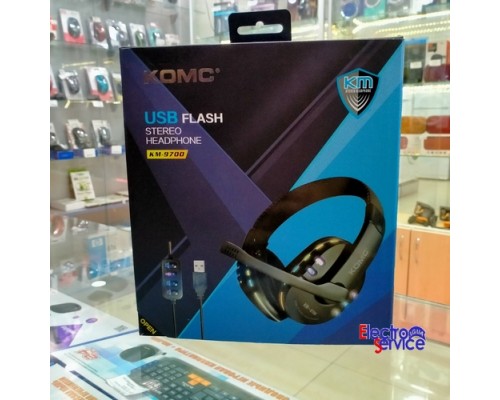  Наушники Игровые KOMC KM9700  ( USB )  