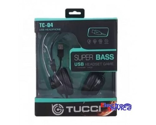  Накладные наушники игровые TUCCI Q4 с микрофоном (USB)  