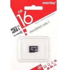 Карта памяти MicroSD 16 Gb Класс 10 Smart Buy UHS-1