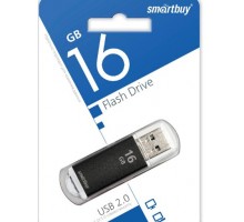 USB флэш карта 16 Gb USB 2.0 Smart Buy V-Cut черный