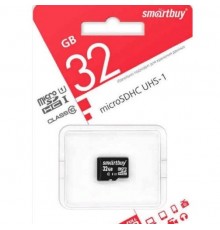 Карта памяти MicroSD 32 Gb Класс 10 Smart Buy UHS-1